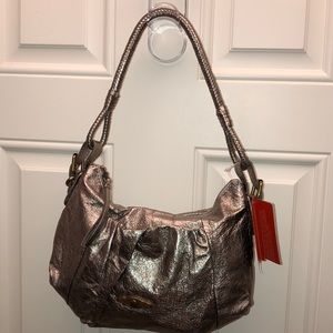 Authentic ELLIOTT LUCCA NWT Metallic Leather Purse